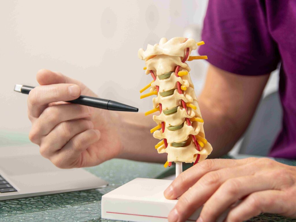 Rééducation après hernie discale réalisée en kinésithérapie à Rabat